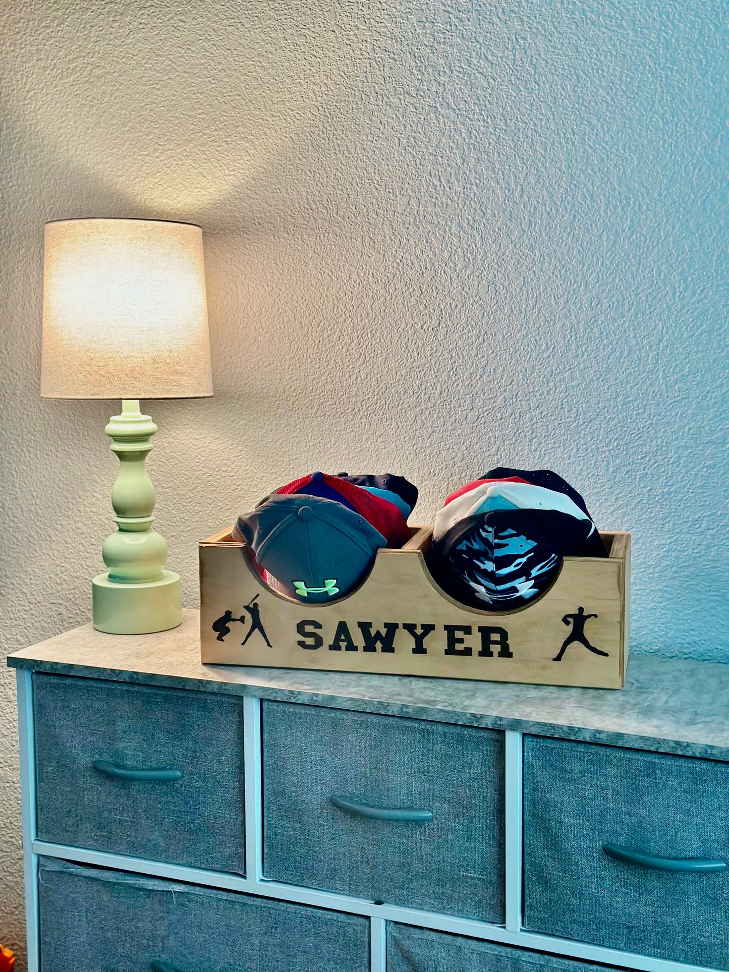 Wooden Hat Rack w/ key chain Holder (optional)