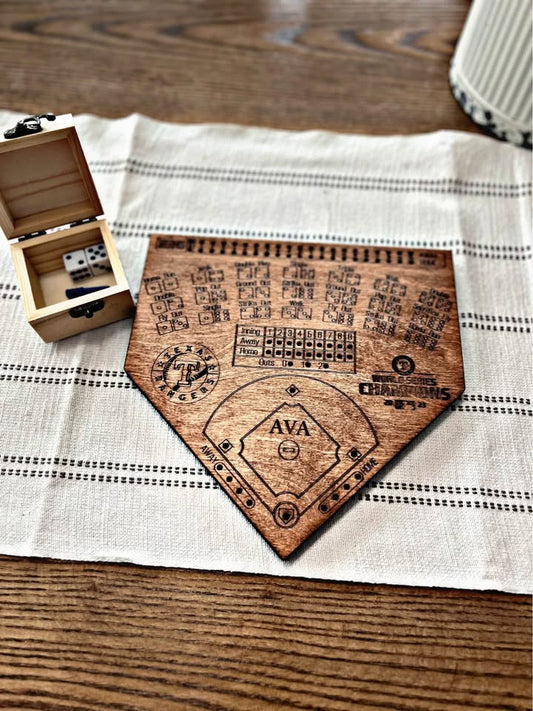 Custom Sports Dice Game - Baseball or Football