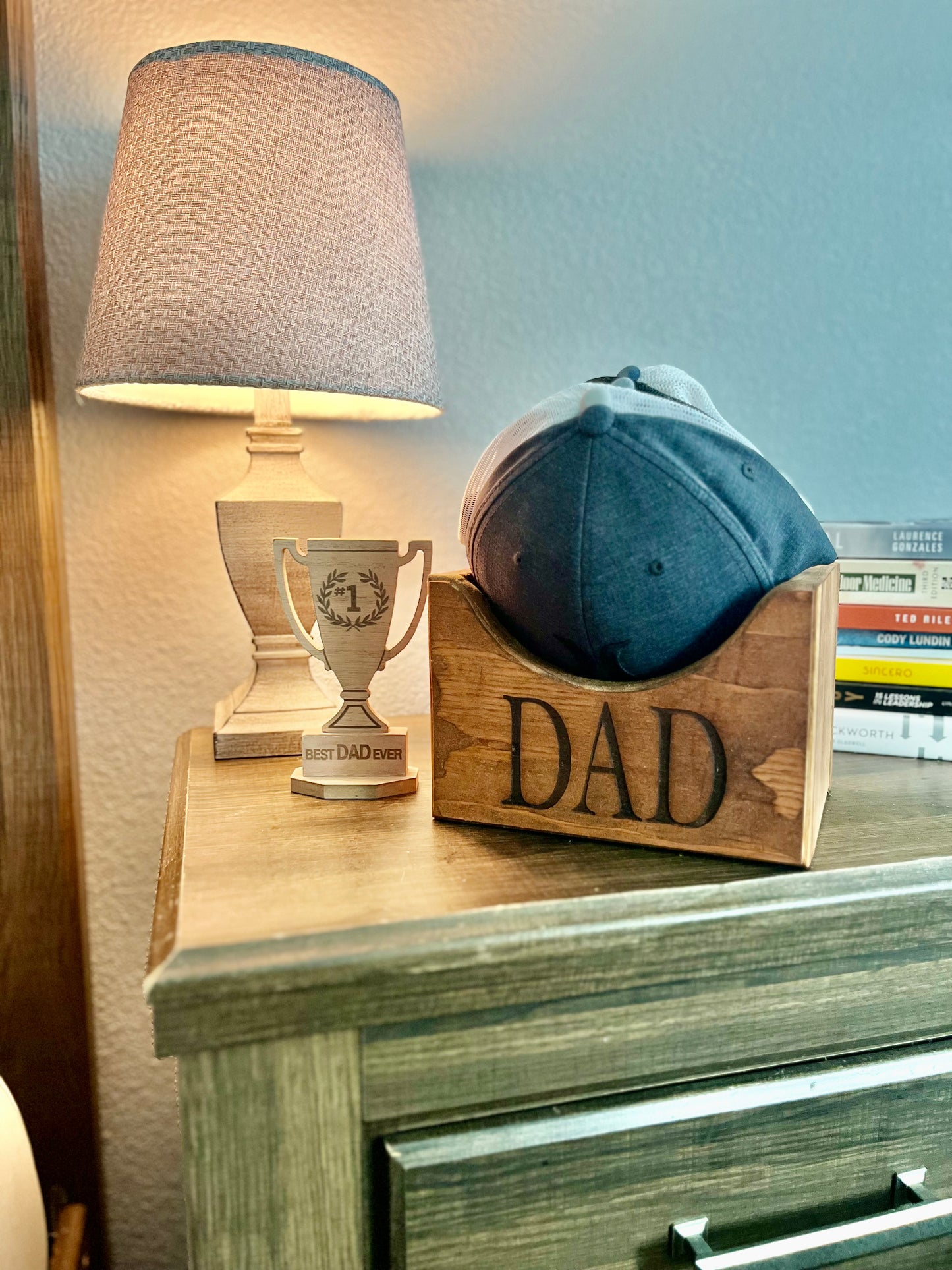 Wooden Hat Rack w/ key chain Holder (optional)