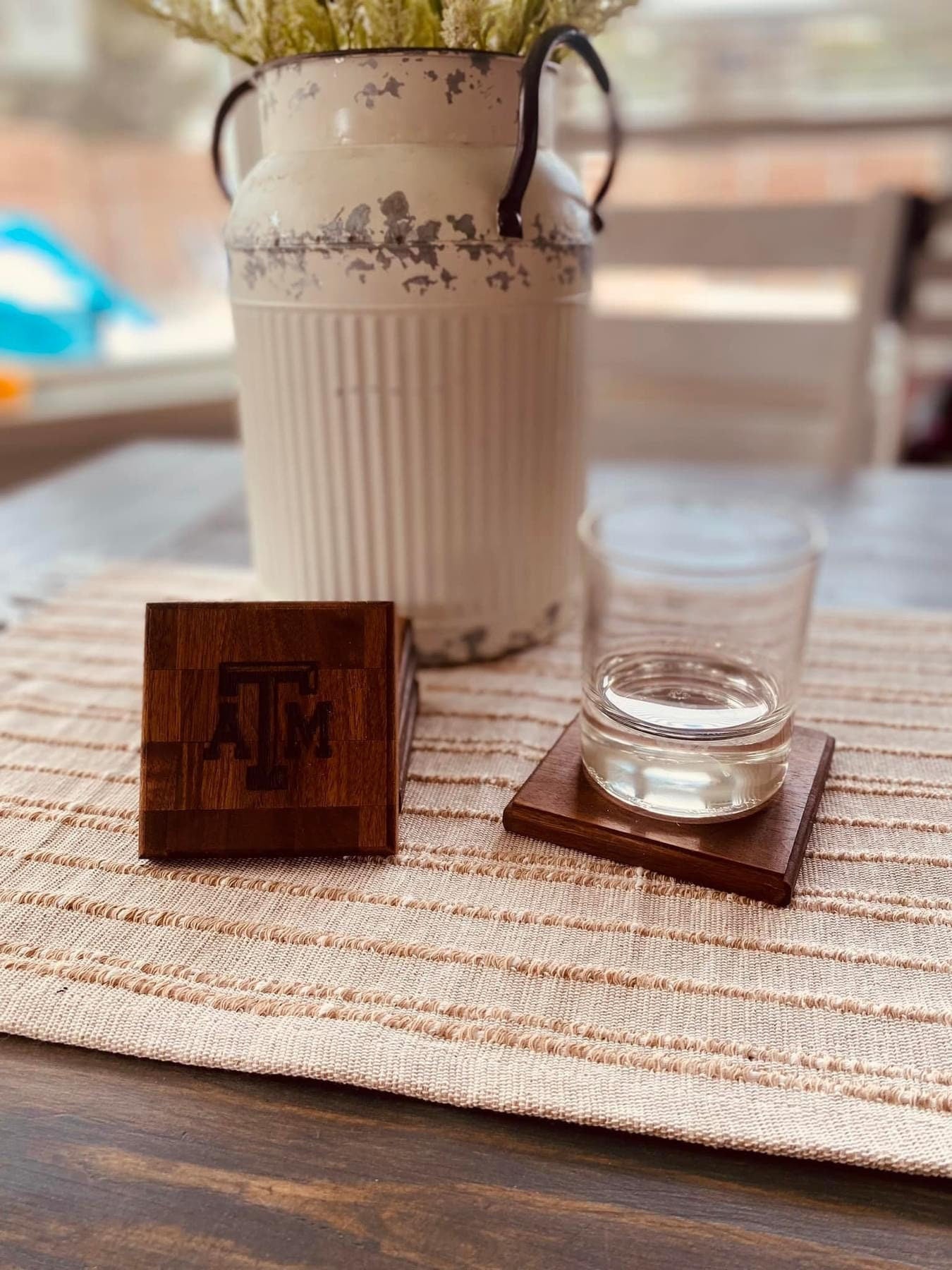 Custom Hardwood Coasters
