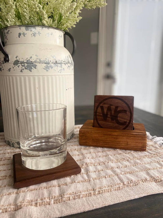 Custom Hardwood Coasters