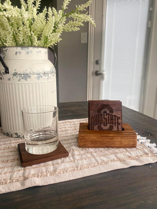 Custom Hardwood Coasters